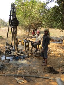 Well Drillers At Work - Jatapara, India