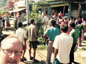 Local resource purchasing of roof tins and tarps