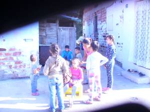 Girls Near Their Home - Serbia