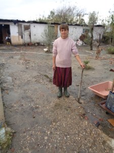 Village Farming Woman-Albania