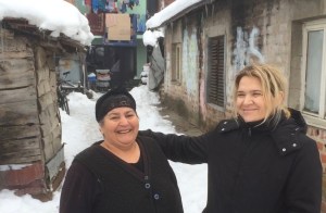 Snezana(right) in Lebane(village), Serbia