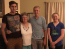Jonathan(20), Grandma, Bryan(17) & Eliana(15)