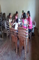 After School in her village ...